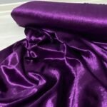 İpek Kadife Kumaş - Derin Mor